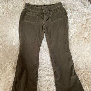 Army green corduroy pants